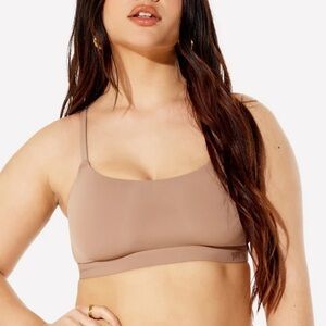 Yitty: Smoothed Reality Plunge Bralette Moody Taupe Size XL